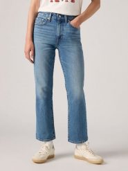 Levi's Dżinsy "725" - Regular fit - w kolorze niebieskim rozmiar: W31/L29. Niebieskie jeansy Levi's®, l, z aplikacjami, z podwyższonym stanem. Za 247.45 zł.