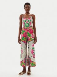 Maaji Kombinezon Cerice Bouquet Biena PT2712CJU001 Kolorowy Regular Fit. Sukienki Maaji, m, bez wzorów, ze lnu, bez kołnierzyka, bez ramiączek. Za 379.99 zł.
