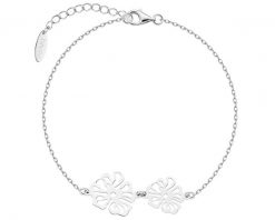 Bransoletka srebrna - kwiaty. Szare bransoletki Apart, srebrne. Za 169.00 zł.