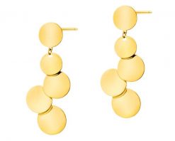 Kolczyki ze stali szlachetnej - koła. Kolczyki Elixa, ze stali. Za 159.00 zł.