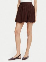 Vero Moda Spódnica mini Esther 10355460 Brązowy ciemny Regular Fit. Brązowe spódnice Vero Moda, xl, bez wzorów, z bawełny, mini. Za 169.99 zł.