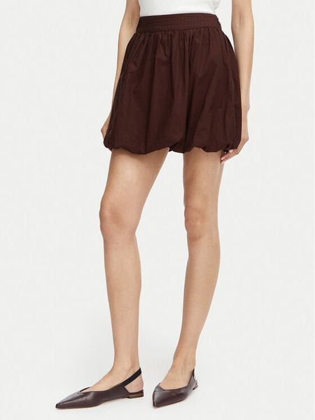 Vero Moda Spódnica mini Esther 10355460 Brązowy ciemny Regular Fit. Brązowe spódnice Vero Moda, xl, bez wzorów, z bawełny, mini. Za 109.99 zł.