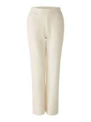 Oui Spodnie w kolorze kremowym rozmiar: 36. Brązowe spodnie materiałowe Oui, na co dzień, bez wzorów, z materiału. Za 110.04 zł.