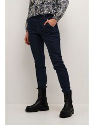 Cream Dżinsy - Slim fit - w kolorze granatowym rozmiar: XS/L30. Niebieskie jeansy Cream, l, bez wzorów, z podwyższonym stanem. Za 105.38 zł.