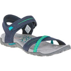 Sandały turystyczne damskie Merrell Terran Cross. Sandały Merrell, bez wzorów, z kauczuku, eleganckie, bez obcasa, bez zapięcia. W wyprzedaży za 249.99 zł.