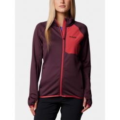 Bluza Polarowa Damska Columbia Triple Canyon Grid. Czerwone bluzy Columbia, l, bez wzorów, z polaru, bez kaptura. Za 399.00 zł.