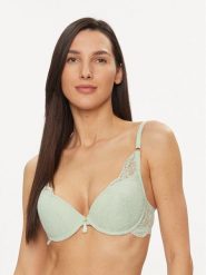 Selmark Biustonosz push-up Matilda 31113 Zielony. Zielone biustonosze Selmark, bez wzorów, z syntetyku. Za 179.99 zł.