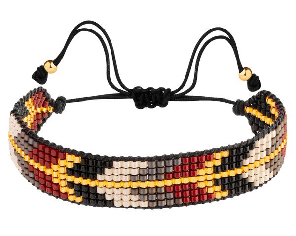 Bransoletka z elementami z żółtego złota i koralikami. Żółte bransoletki Apart, złote. Za 359.00 zł.