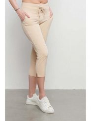 &Co Woman Rybaczki "Phoenix" w kolorze beżowym rozmiar: XL. Brązowe spodnie materiałowe &Co Woman, xl, bez wzorów. Za 164.95 zł.