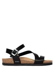 BAYTON Sandały "Vigo" w kolorze czarnym rozmiar: 36. Czarne sandały Bayton, bez wzorów, klasyczne, z otwartym noskiem, bez obcasa, bez zapięcia. Za 168.45 zł.