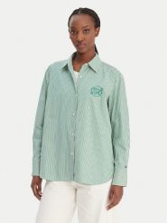 Tommy Hilfiger Koszula WW0WW48190 Zielony Regular Fit. Zielone koszule TOMMY HILFIGER, bez wzorów, z bawełny, bez kołnierzyka, bez ramiączek. Za 489.99 zł.