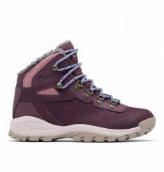 COLUMBIA Buty zimowe damskie Newton Ridge WP Omni-Heat II moonvista vapor-37. Czerwone trekkingi Columbia, z gumy, trekkingowe. Za 328.55 zł.