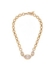 Guess Naszyjnik JUBN06 382JW Złoty. Żółte naszyjniki Guess, ze stali. Za 749.99 zł.