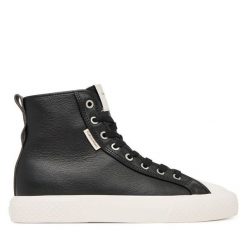 Trampki Calvin Klein. Czarne trampki Calvin Klein, bez wzorów, bez zapięcia. Za 409.99 zł.
