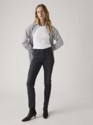 Levi's Dżinsy "724" - Slim fit - w kolorze antracytowym rozmiar: W31/L30. Czarne jeansy Levi's®, l, z aplikacjami, z podwyższonym stanem. Za 234.42 zł.