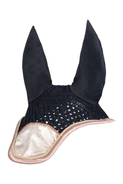 Krótki kapelusz dla koni HKM Rosegold Glitter. Białe kapelusze HKM, bez wzorów, z materiału. Za 164.00 zł.
