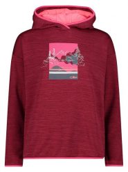 CMP Bluza polarowa w kolorze czerwonym rozmiar: 44. Czerwone bluzy CMP, bez wzorów, z materiału, bez kaptura. Za 224.95 zł.
