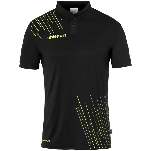 Polo Uhlsport Score 26 Poly. Czarne koszulki polo Uhlsport, xl, bez wzorów, z materiału, bez kołnierzyka, bez ramiączek. Za 188.70 zł.