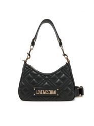 LOVE MOSCHINO Torebka JC4152PP1MLA0000 Czarny. Czarne torebki klasyczne Love Moschino, bez wzorów, ze skóry, bez dodatków. Za 459.99 zł.