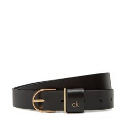 Pasek Damski Calvin Klein. Czarne paski Calvin Klein, bez wzorów. Za 199.99 zł.