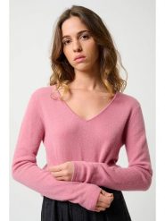 AUTHENTIC CASHMERE Kaszmirowy sweter "Galise" w kolorze jasnoróżowym rozmiar: L. Różowe swetry AUTHENTIC CASHMERE, l, bez wzorów, z kaszmiru, bez ramiączek. Za 259.74 zł.