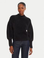 Guess Sweter W4BR25 Z3BH0 Czarny Regular Fit. Czarne swetry Guess, s, z aplikacjami, z syntetyku, bez ramiączek. Za 439.99 zł.