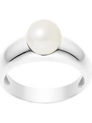 Pearl Addict Srebrny pierścionek z perłą rozmiar: 58. Szare pierścionki Pearl Addict, z perłą, srebrne. Za 330.20 zł.
