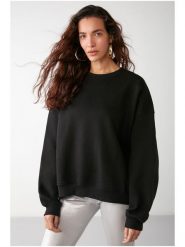 Happiness Istanbul Bluza w kolorze czarnym rozmiar: S. Czarne bluzy Happiness Istanbul, s, bez wzorów, bez kaptura. Za 109.78 zł.