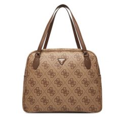 Torba Guess. Brązowe torby podróżne Guess, z aplikacjami. Za 799.99 zł.