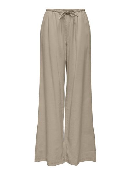 ONLY Spodnie materiałowe Laris 15364313 Beżowy Relaxed Fit. Brązowe spodnie materiałowe Only, l, bez wzorów, z materiału. Za 123.99 zł.