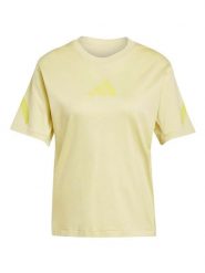 Adidas Koszulka "Z.N.E" w kolorze żółtym rozmiar: XS/S. Żółte bluzki Adidas, s, bez wzorów, z bawełny, bez kołnierzyka, bez ramiączek. Za 83.03 zł.