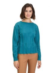 Betty Barclay Sweter w kolorze turkusowym rozmiar: 46. Niebieskie swetry Betty Barclay, bez wzorów, bez ramiączek. Za 130.99 zł.