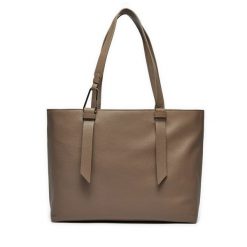 Torebka Coccinelle. Brązowe shopper Coccinelle, bez wzorów, bez dodatków. Za 1,499.00 zł.