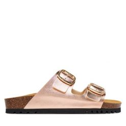 Klapki Scholl. Czerwone klapki Scholl, bez wzorów, bez obcasa. Za 316.99 zł.