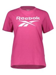Reebok Koszulka w kolorze różowym rozmiar: S. Różowe bluzki Reebok, s, bez wzorów, bez kołnierzyka, bez ramiączek. Za 50.95 zł.