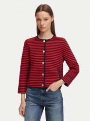 Tommy Hilfiger Kardigan WW0WW50088 Granatowy Regular Fit. Niebieskie kardigany TOMMY HILFIGER, xs, bez wzorów, z bawełny. Za 699.99 zł.