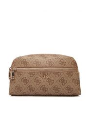 Guess Kosmetyczka PW7564 P6273 Beżowy ciemny. Brązowe kufry i kosmetyczki Guess, z aplikacjami, ze skóry, bez dodatków. Za 269.99 zł.