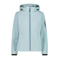Kurtka damska turystyczna CMP 39A5006. Niebieskie kurtki sportowe CMP, l, bez wzorów, z softshellu, bez kaptura, trekkingowe. Za 340.00 zł.