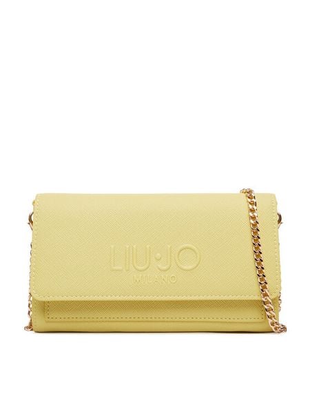 Liu Jo Portfel AA6191 ES029 Żółty. Żółte portfele Liu Jo, bez wzorów, ze skóry. Za 227.99 zł.