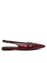 Vagabond Shoemakers Sandały Hermine 5533-118-47 Czerwony. Czerwone sandały Vagabond Shoemakers, bez wzorów, ze skóry, bez obcasa, na płaskiej podeszwie, bez zapięcia. Za 409.99 zł.