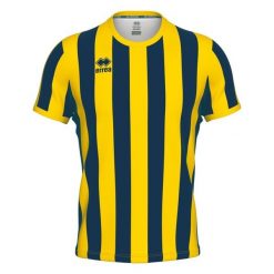 Koszulka Errea Strip. Niebieskie bluzki ERREA, bez wzorów, sportowe, bez kołnierzyka, bez ramiączek. Za 269.00 zł.