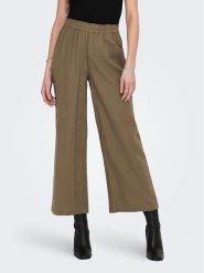 ONLY Spodnie materiałowe Tokyo 15259590 Brązowy Straight Fit. Brązowe spodnie materiałowe Only, xl, bez wzorów, z materiału. Za 119.99 zł.