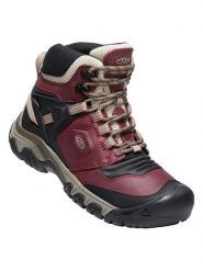 Keen Skórzane buty turystyczne "Ridge Flex" w kolorze czerwono-czarnym rozmiar: 38,5. Czarne trekkingi Keen, z materiału, outdoorowe. Za 170.47 zł.