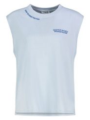 Sublevel Top w kolorze błękitnym rozmiar: XL. Niebieskie topy Sublevel, xl, bez wzorów, z bawełny, bez kołnierzyka, bez ramiączek. Za 48.28 zł.