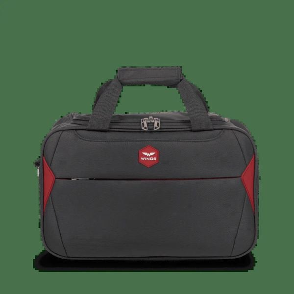 Torba podręczna DIPPER Wings GREY. Szare torby na ramię Wings, bez wzorów, z materiału, casualowe, na ramię, bez dodatków. Za 69.90 zł.