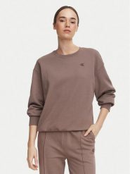 Calvin Klein Jeans Bluza Monogram LV047F223G Beżowy ciemny Regular Fit. Brązowe bluzy sportowe Calvin Klein Jeans, l, bez wzorów, z bawełny, bez kaptura. Za 369.99 zł.