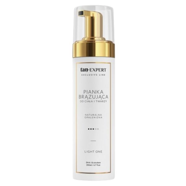 TanExpert Light One lekka pianka samoopalająca z aloesem i kwasem hialuronowym Samoopalacze 200 ml. Samoopalacze TanExpert. Za 189.99 zł.