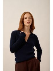 Just Cashmere Kaszmirowy sweter "Kristjan" w kolorze granatowym rozmiar: XXL. Niebieskie swetry Just Cashmere, xxl, bez wzorów, z kaszmiru, bez ramiączek. Za 434.99 zł.