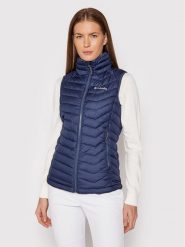 Columbia Bezrękawnik Powder Lite 1757411 Granatowy Regular Fit. Niebieskie kamizelki Columbia, xs, bez wzorów, z syntetyku, bez kaptura, outdoorowe. Za 218.99 zł.