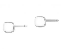 Kolczyki srebrne - kwadraty. Szare kolczyki Apart, srebrne. Za 69.00 zł.